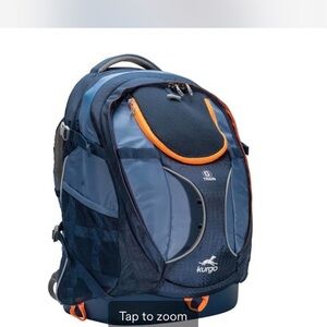 Kurgo Navy and Orange Men's Backpack